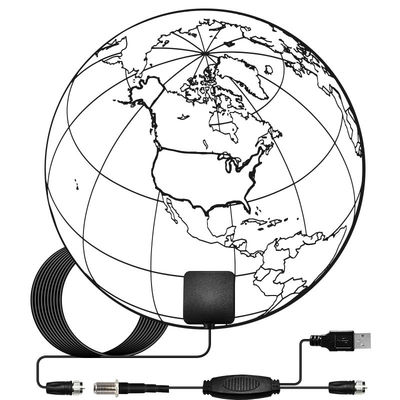 Глобальная антенна 20dB цифров крытая на открытом воздухе Hdtv импеданс 75 омов