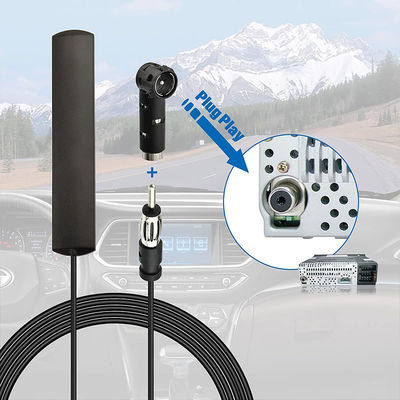 DIN Plug Adhesive Patch Автомобиль Скрытый AM FM Радио Антенна для транспортного средства