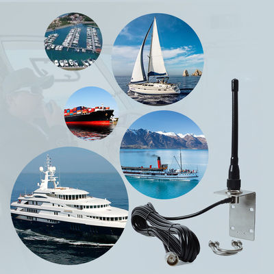 Stubby VHF Marine Antenna Aerial 156-163Mhz Антенны для лодок Понтон Парусные яхты Яхты Морские радиостанции