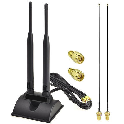 2.4GHz 5GHz Dual Band воздушная беспроводная Wi-Fi связь Антенна SMA Магнитная база для сетевой карты PCI-E USB адаптер маршрутизатор