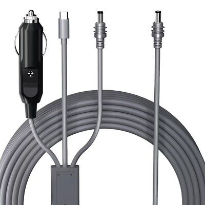 Starlink Mini Car Adapter 12V2A Коаксиальное зарядное устройство для сигаретного зажигателя водонепроницаемый кабель Встроенный стабильный чип питания Dual PD45W USB