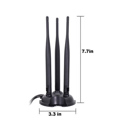 2.4G 5.8G Dual Band Omni High Gain WiFi Антенна, 8dBi Omni Антенна для WiFi маршрутизатора и беспроводной сетевой карты