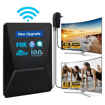 Новая умная HDTV антенна с усилением 30 дБи, цифровой HD 4K 1080P, дальнего действия, UHF, бесплатные каналы, наружная пластиковая антенна