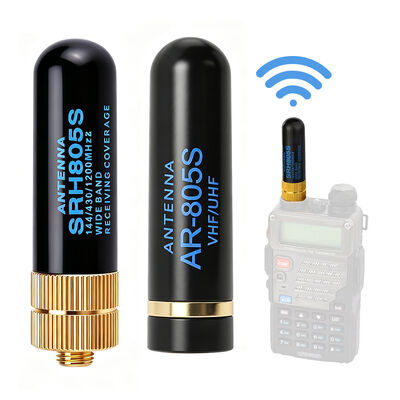 2.15dBi высокая скорость VHF UHF Антенна прочная двойная полоса ручная двусторонняя радиоантенна для наружного использования